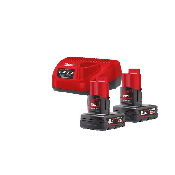 M12 Starterset M12NRG-602 / Milwaukee # 4933451903 / EAN: 4002395282128