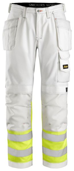 3234 Snickers High Vis Malerhose, Klasse 1