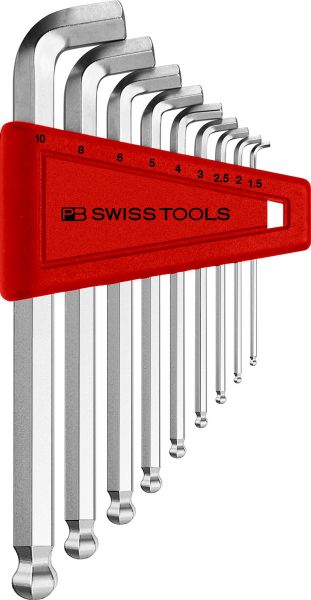 PB 2212.H-10 Sechskant-Kugelkopf-Winkelschraubenzieher-Satz