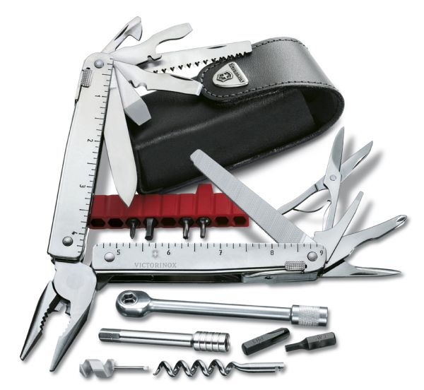 VICTORINOX 3.0339.L - SwissTool X Plus Ratchet, in Leder-Etui