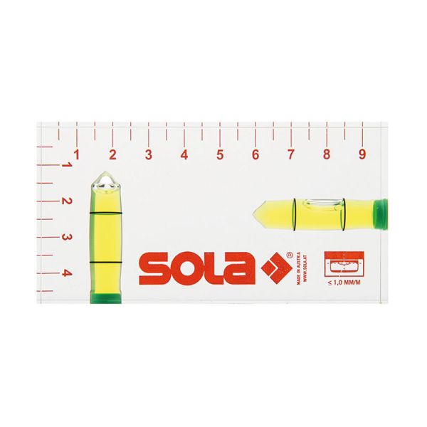 SOLA Klein-Wasserwaage Sola R 100 grün, Display