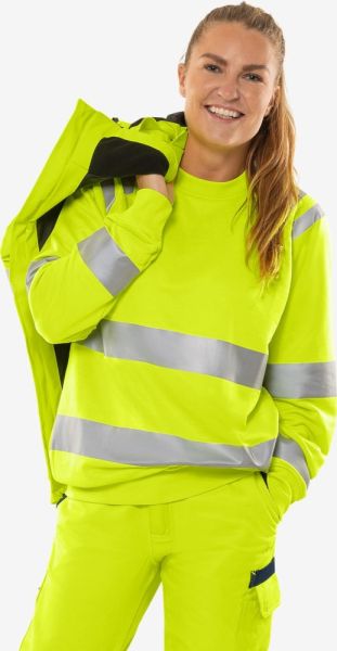 Fristads Kansas 301023 High Vis Sweatshirt Kl. 3 7862 GPSW