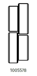 Walzenpaar zum Absetzen (90°, 4 mm) - für WUKO Combo Bender (1005578)