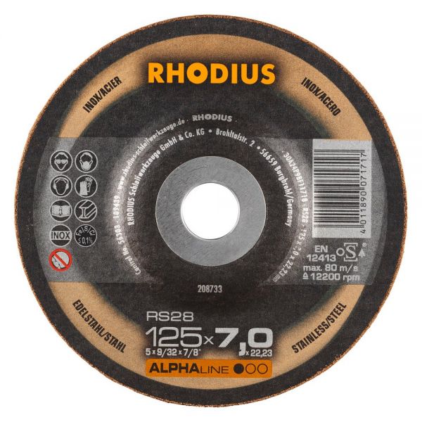 RHODIUS Schruppscheibe RS28, diverse Ausführungen
