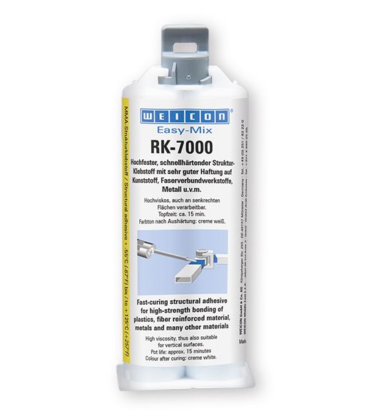 WEICON Easy-Mix RK-7000 Acrylat-Strukturklebstoff, 50 g