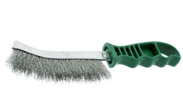 Universal-Handstielbürste V2A, gewellt (Drahtbürste)