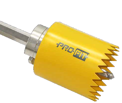 ProFit Clean Cut Lochsäge Ø 64 MM, mit Integriertem Adaptor, mit Eurolasche