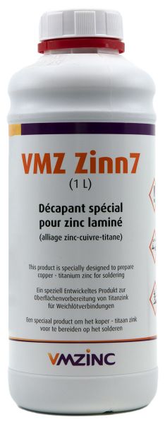 ZINN 7 Lötwasser für VM Zinc Natural , Flasche 1000ml
