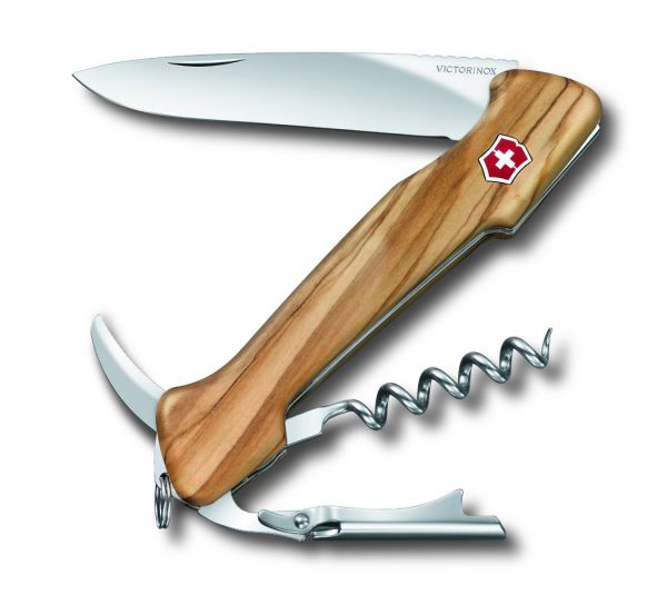 VICTORINOX 0.9701.64 - Wine Master, 130 mm, Olivenbaumholz