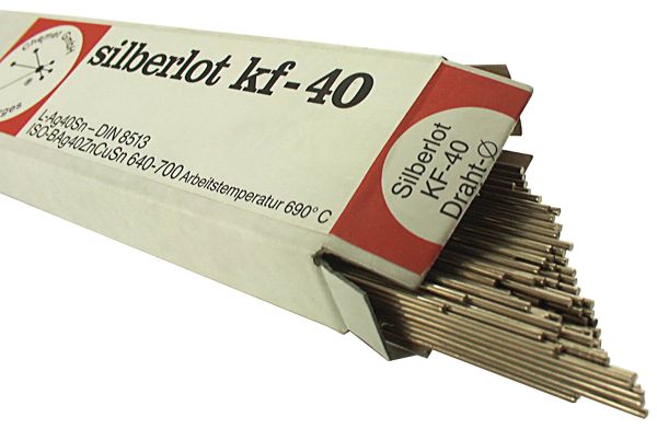 Silberlot kf 40, L-Ag40Sn cadmiumfrei, diverse Ø und Ausführungen