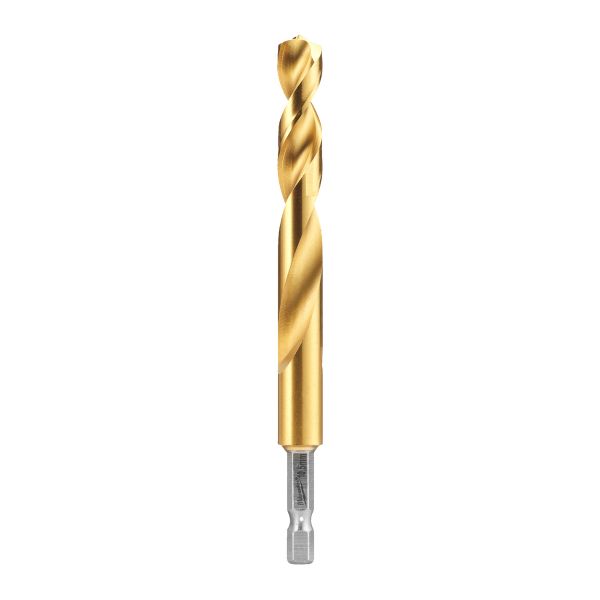 SHOCKWAVE Metallbohrer HSS-G RED HEX Titan 1/4" 5er Pack, diverse Grössen / Milwaukee # 4932500414.