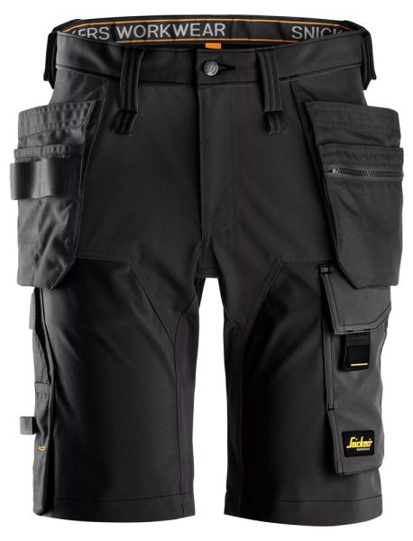 6175 Snickers AllroundWork 4-Wege-Stretch-Shorts mit Holstertaschen, Regular Fit