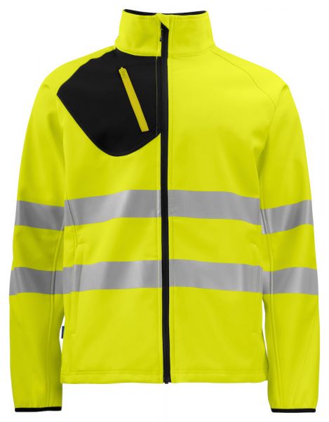 Projob 6432 WARNSCHUTZ SOFTSHELL JACKE EN ISO 20471 KLASSE 3