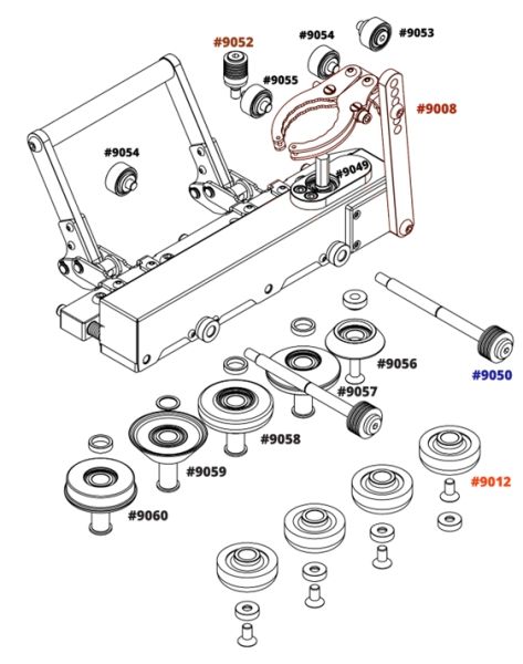 Ersatzteile für Akku Falzmaschine B-TOOL - DUO BT0600